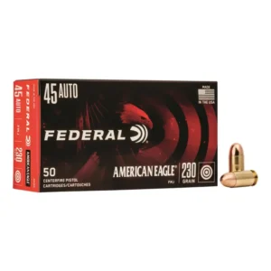 Federal American Eagle Pistol, .45 ACP, FMJ, 230 Grain, 50 Rounds