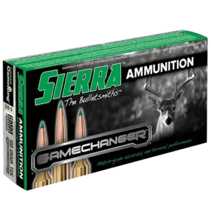 Sierra 6mm Creedmoor 100 Grain TGK Game Changer Polymer Tipped Spitzer Boat Tail Ammunition (20 Rounds)